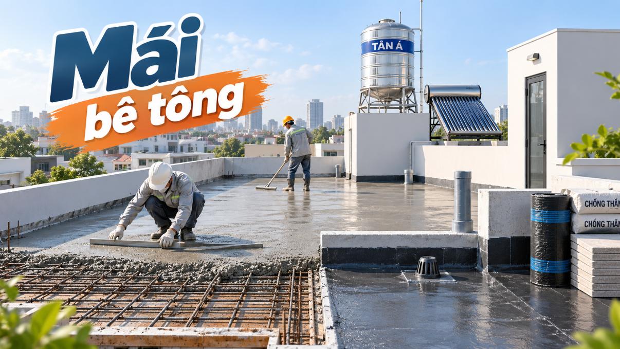 Mái bê tông